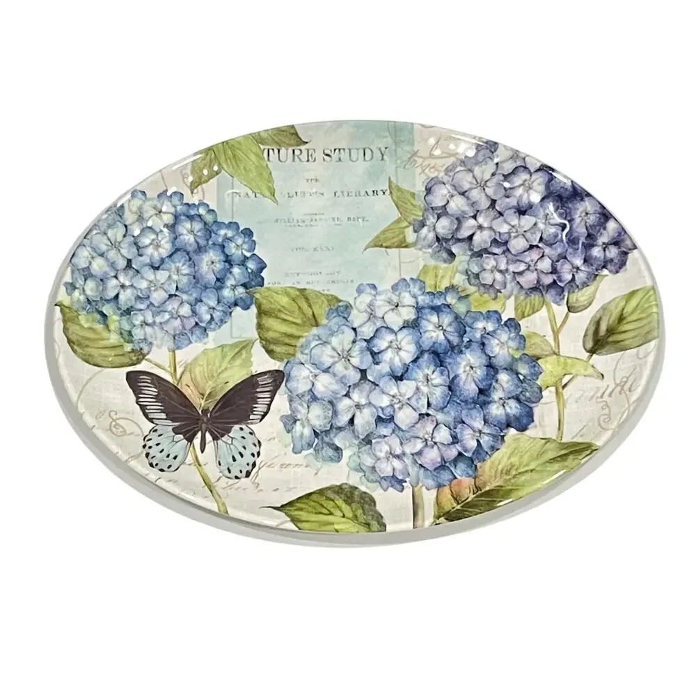 Certified International Hydrangea Garden Melamine Plate/ Platter